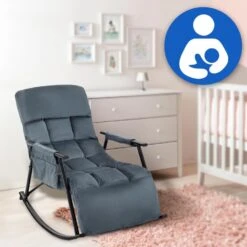 CLP Schommelstoel Cathy Fluweel - Donkergrijs -LeenBakker Winkel 2dc9832e7ffe4ad482703f45e2b66a90