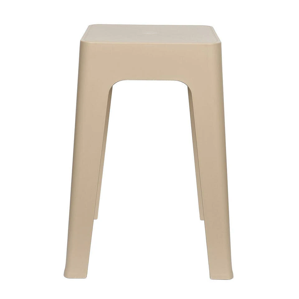 Home Deco Factory Zit Krukje/stoel - Beige - D34 X H47 Cm 4 Home Deco Factory Zit Krukje/stoel - Beige - D34 X H47 Cm - Afbeelding 2