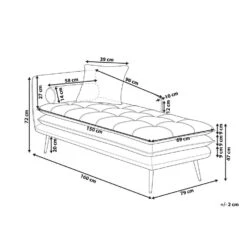 GONESSE - Chaise Longue - Oranje - Fluweel 14 GONESSE - Chaise Longue - Oranje - Fluweel -LeenBakker Winkel 2df4010fee0a4c7ea3c0595de9706f53