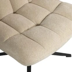 WOOOD Job Draaifauteuil - Bouclé - Zand - 101x70x85 -LeenBakker Winkel 2dfd2c7632224fe18655c7d777e0c68c