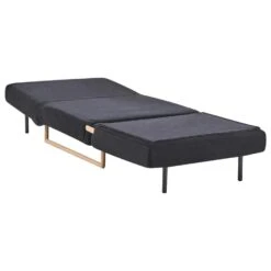 JERSLEV - 1-zits Slaapbank - Zwart - Polyester -LeenBakker Winkel 2e0cdac6cf444f1595519c4bf00610a4