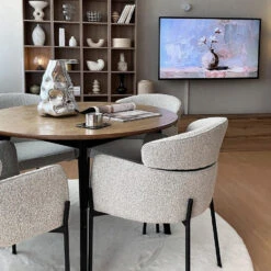 DS4U - Mira Eetkamerstoel Boucle - Beige 13 DS4U - Mira Eetkamerstoel Boucle - Beige -LeenBakker Winkel 2e1b9d0925e845779ce55477e31601cd