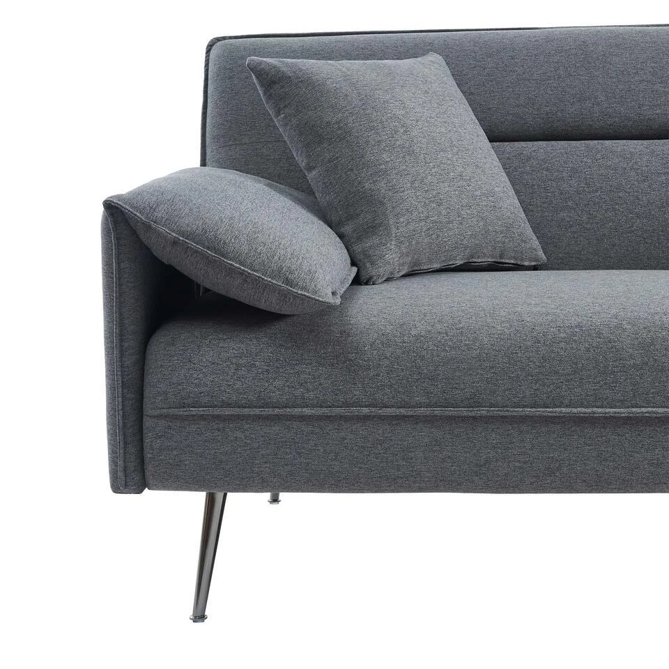 Rousseau Grijs Sivas Slaapbank - Eucalyptus Frame - H-H 95 X B-L 199 X D-P 89 Cm 9 Rousseau Grijs Sivas Slaapbank - Eucalyptus Frame - H-H 95 X B-L 199 X D-P 89 Cm - Afbeelding 7