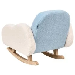 SKARE - Schommelstoel Voor Kinderen - Lichtblauw - Bouclé -LeenBakker Winkel 2ef48a4c7a294fd689f267c9a35d8d40