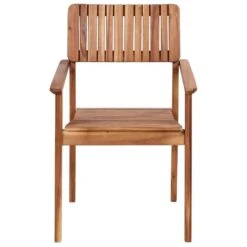 AGELLO- Tuinstoel Set Van 4 - Lichthout - Acaciahout -LeenBakker Winkel 2f29ab3249fb4f6fb74561068295a8b6