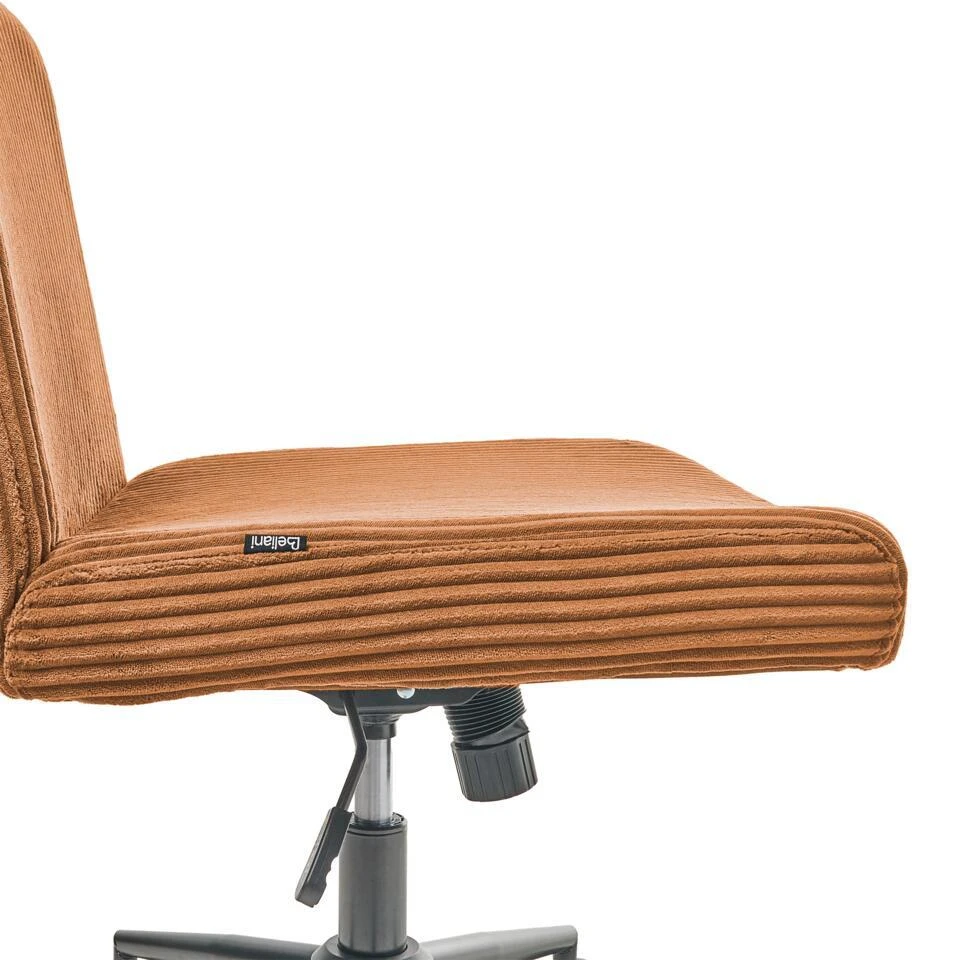 GEDDES - Bureaustoel - Goudbruin - Corduroy 12 GEDDES - Bureaustoel - Goudbruin - Corduroy - Afbeelding 10