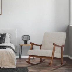 CLP Schommelstoel Morelia Stof - Creme -LeenBakker Winkel 308b8022b1a64b339800db5236cd8c87