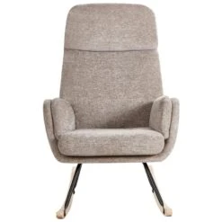 KVELIA - Schommelstoel - Taupe - Polyester 16 KVELIA - Schommelstoel - Taupe - Polyester -LeenBakker Winkel 308efcb48c0143f896073d8bf333ef78