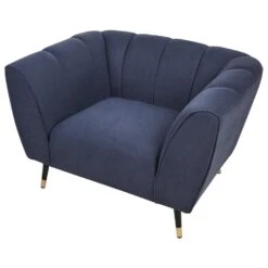 ORSTA - Fauteuil - Donkerblauw - Polyester -LeenBakker Winkel 31067ee5ae954d5d965fef5893fc170f