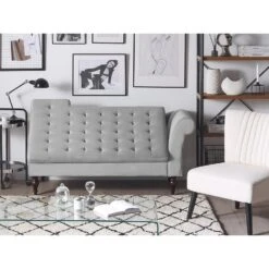 PESSAC - Chaise Longue - Grijs - Rechterzijde - Fluweel 17 PESSAC - Chaise Longue - Grijs - Rechterzijde - Fluweel -LeenBakker Winkel 31ee5cc02c9448f0b377fa8ab7da829c