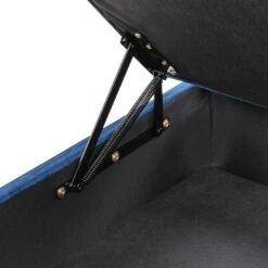 ABERDEEN - Ottomaan Met Opbergruimte - Marineblauw - Fluweel -LeenBakker Winkel 321e90db74dd4d83b85c23b303e29cf2