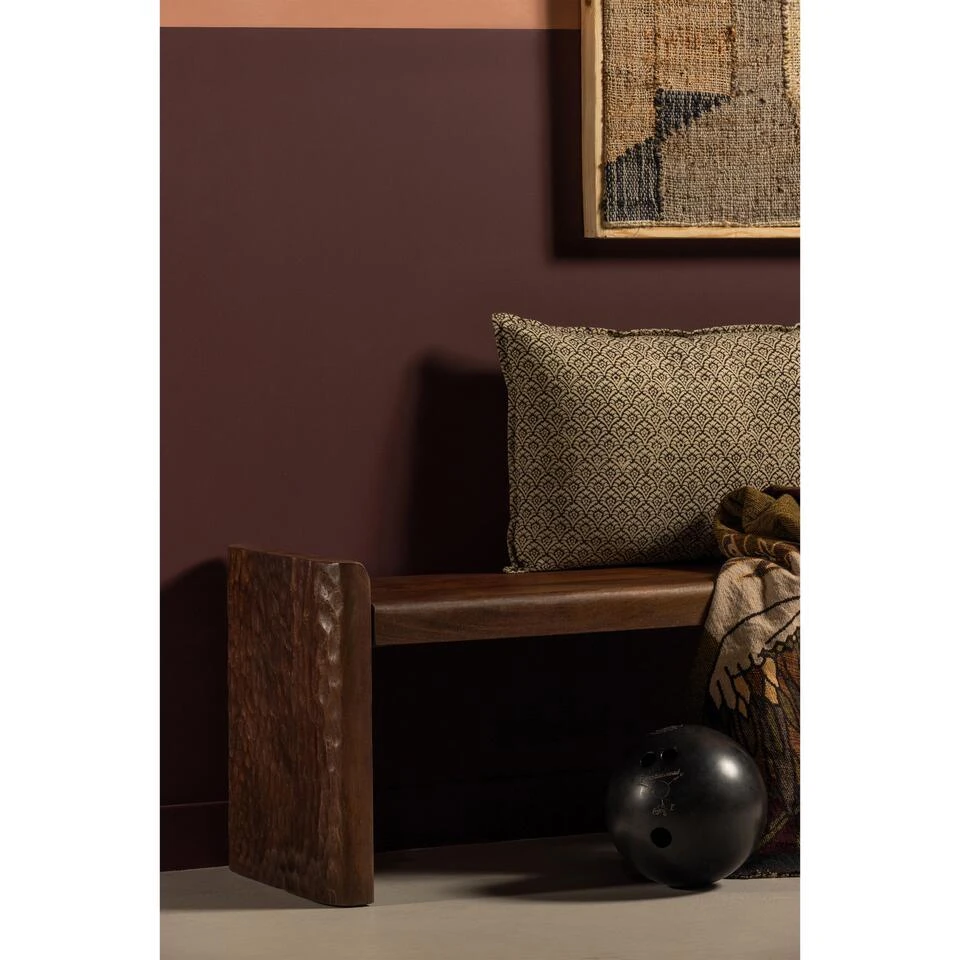 BePureHome WOOOD Prop Bankje - Hout - Warm Bruin - 40x120x45 4 BePureHome WOOOD Prop Bankje - Hout - Warm Bruin - 40x120x45 - Afbeelding 2