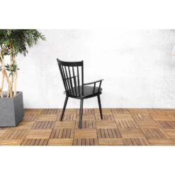 Sens-Line - Amsterdam Tuinstoel Zwart - Aluminium - Set Van 2 14 Sens-Line - Amsterdam Tuinstoel Zwart - Aluminium - Set Van 2 -LeenBakker Winkel 33586ba6aa1a4f0aa76762a4d1de7ac0