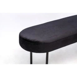 Metalen Bank Met Zwarte Fluwelen Bekleding -LeenBakker Winkel 340a0d29ce594204ade4aeb4162f2693