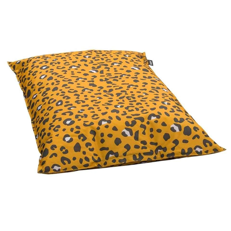 Lebel Zitzak Leopard - Oker - 100x150 Cm 4 Lebel Zitzak Leopard - Oker - 100x150 Cm - Afbeelding 2