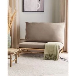 TODI - Fauteuil - Lichthout/Taupe - Bamboe -LeenBakker Winkel 351091b6c0214a45b36137cad5eef9c4