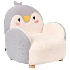 FYN - Kinderfauteuil - Grijs - Bouclé -LeenBakker Winkel 3558e3a4edde44069004c2584554efff