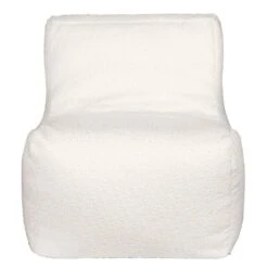 Loungestoel Bouclé - Off White - 80x60x65 Cm -LeenBakker Winkel 35890000 0100