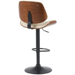 CLP Set Van 2 Barkruk Clawson Zwart Frame - Kunstleer - Walnoot/creme 13 CLP Set Van 2 Barkruk Clawson Zwart Frame - Kunstleer - Walnoot/creme -LeenBakker Winkel 3635459e9d294e589fa8a6ee3d16fcc8