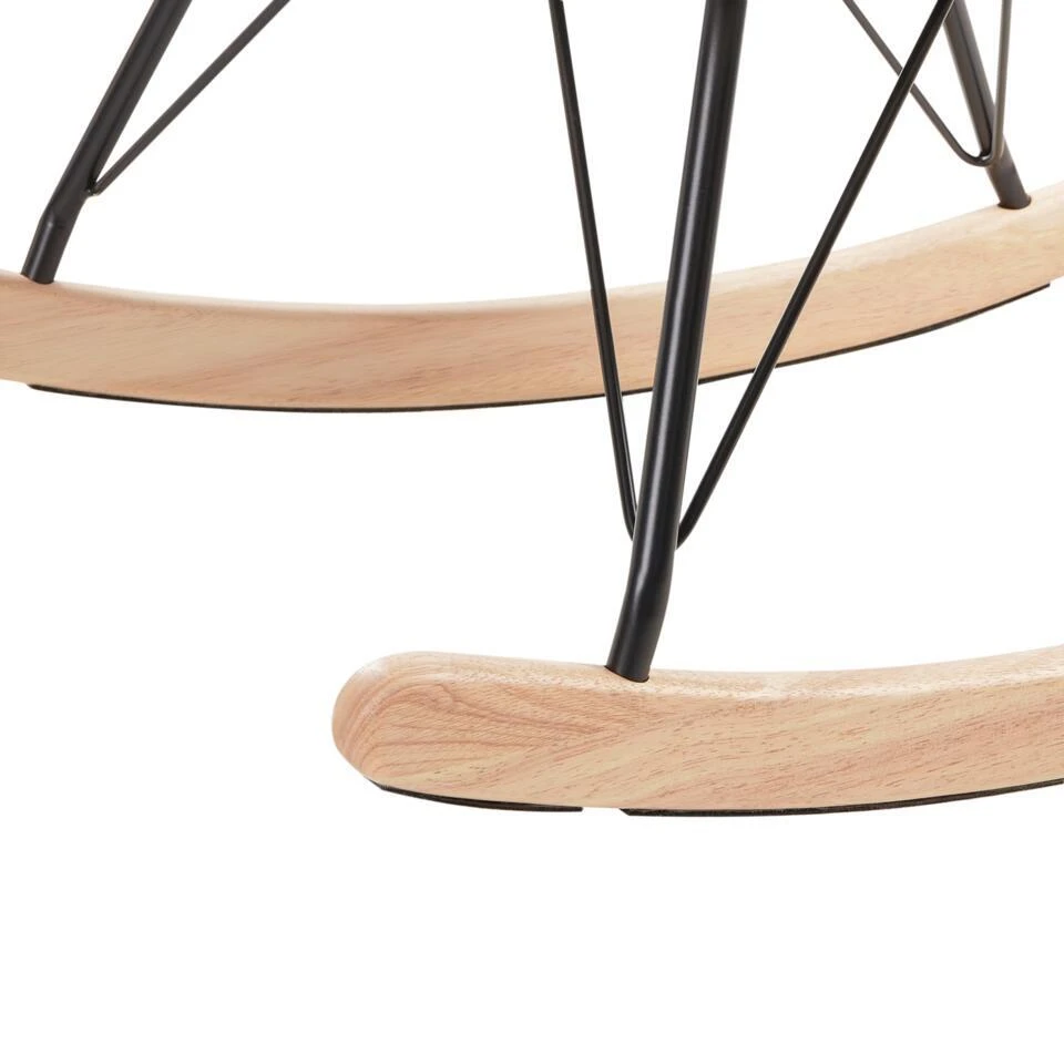 LUOMA - Schommelstoel - Off-white - Bouclé 11 LUOMA - Schommelstoel - Off-white - Bouclé - Afbeelding 9