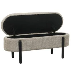 Opbergbank Stof Taupe - Met Opbergruimte - 108x41x48cm - Vieve -LeenBakker Winkel 36a6bd475184462ca42376c674dd8b8f