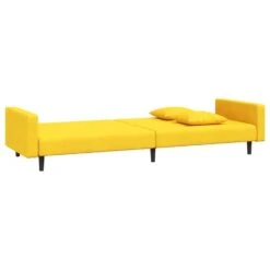 VidaXL - Slaapbank 2-zits - Geel - Fluweel - Met Kussens 18 VidaXL - Slaapbank 2-zits - Geel - Fluweel - Met Kussens -LeenBakker Winkel 36f6c4025be041d4bd3fa6f6f13ef247