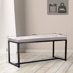 CLP 2-zits Bankje Barci 100 Cm - Wit -LeenBakker Winkel 374bfae77f1e41a7b768735c0571fe49