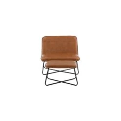 Svea - Selo Fauteuil Met Voetenbank - Lederlook - Cognac -LeenBakker Winkel 38b2ad95e0e944019db8e313cc9054e7