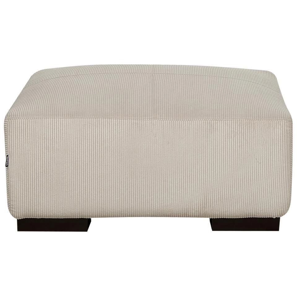 LUNGO - Ottomaan - Beige - Corduroy 8 LUNGO - Ottomaan - Beige - Corduroy - Afbeelding 6