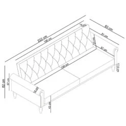 Tyne - 3-zits Slaapbank In Crèmekleurige Fluwell -LeenBakker Winkel 39194439c2b94b73b36fca99365505fc