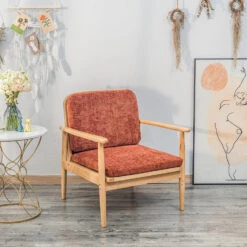 Fauteuil Van Massief Hout En Terracotta Stof 15 Fauteuil Van Massief Hout En Terracotta Stof -LeenBakker Winkel 393ad2ab8940413c8ca853e983e84bf3