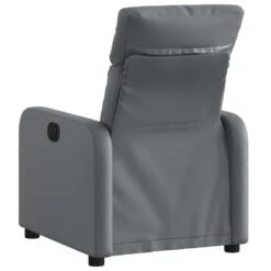 VidaXL - Fauteuil - Grijs - Kunstleer -LeenBakker Winkel 394d70bee6eb4265b210accb976bffab