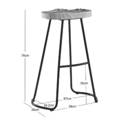 Set Van 2 Metalen Barkrukken In Natuurlijk Essen 13 Set Van 2 Metalen Barkrukken In Natuurlijk Essen -LeenBakker Winkel 3960c393bbd54675b13b3d7367fe2566