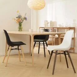 Nolon Nena-Pip Eetkamerstoel Zwart - Kunststof - Houten Poten 16 Nolon Nena-Pip Eetkamerstoel Zwart - Kunststof - Houten Poten -LeenBakker Winkel 39729f52ea7d466780084d8a19eff043