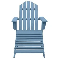 VidaXL - Tuinstoel Adirondack - Blauw - Hout - Met Voetenbank -LeenBakker Winkel 39e3ca1d08484cefb939ad7f933f17f1