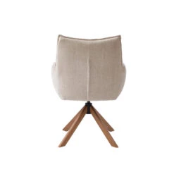 Eetkamerstoel Linnen/Eikenhout - 59x65x86cm - Marilla - Set Van 2 -LeenBakker Winkel 3a554e0674a24e34815803d1cd48a18d