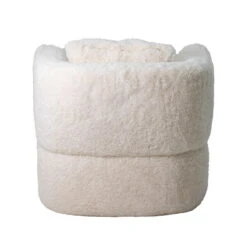Draaifauteuil Beige Fluffy - Zithoogte 43cm - Ollie -LeenBakker Winkel 3b28487ce5094d99a46ace561a1592e3