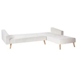 VADSO - Hoekslaapbank - Gebroken Wit - Linkszijdig - Bouclé -LeenBakker Winkel 3b5d429bb124431380869eb1d461f294