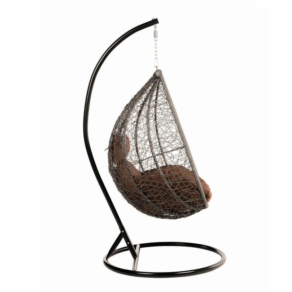 Merkloos HOME DELUXE Hangstoel CIELO Bruin 11 Merkloos HOME DELUXE Hangstoel CIELO Bruin - Afbeelding 9