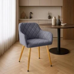 CLP Set Van 2 Eetkamerstoel Monett Goud Frame - Fluweel - Donkergrijs 11 CLP Set Van 2 Eetkamerstoel Monett Goud Frame - Fluweel - Donkergrijs -LeenBakker Winkel 3b8c0aa9d1c74731a4f160d25286be6b