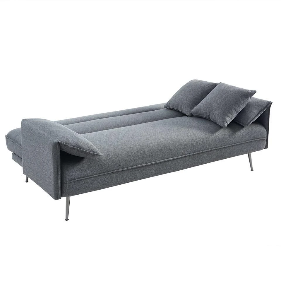 Rousseau Grijs Sivas Slaapbank - Eucalyptus Frame - H-H 95 X B-L 199 X D-P 89 Cm 8 Rousseau Grijs Sivas Slaapbank - Eucalyptus Frame - H-H 95 X B-L 199 X D-P 89 Cm - Afbeelding 6