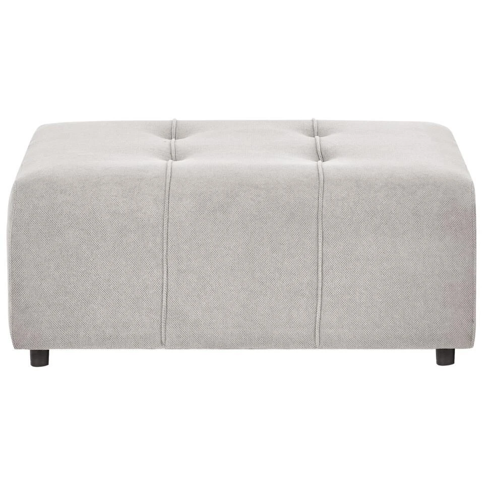 INNVIK - Ottomaan - Lichtgrijs - Polyester 7 INNVIK - Ottomaan - Lichtgrijs - Polyester - Afbeelding 5