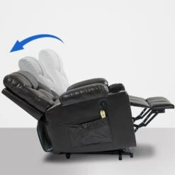 CLP Fauteuil Andover Zwart Frame - Kunstleer - Bruin -LeenBakker Winkel 3f9556c1f738462686b8e199de515e7b