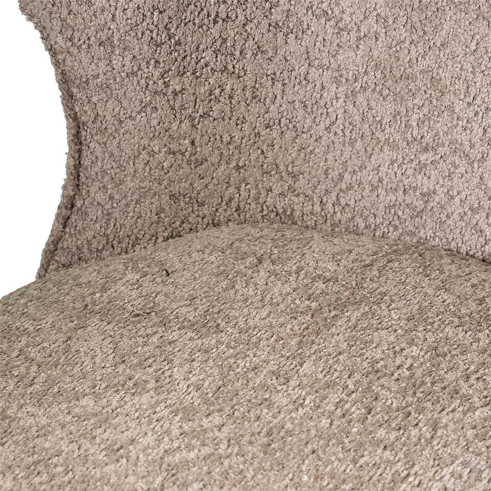 Eetkamerbank Taupe Stof - 160x60x88cm - Zithoogte 48cm - Avery 9 Eetkamerbank Taupe Stof - 160x60x88cm - Zithoogte 48cm - Avery - Afbeelding 7