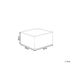 MUKKI - Poef - Beige - Polyester -LeenBakker Winkel 418479b4b6b8487191de93f59e6a6502