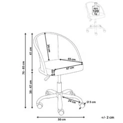 BALTIMORE - Bureaustoel - Zwart - Kunstleer -LeenBakker Winkel 420b2268013940c0aa736bd8584d17b5