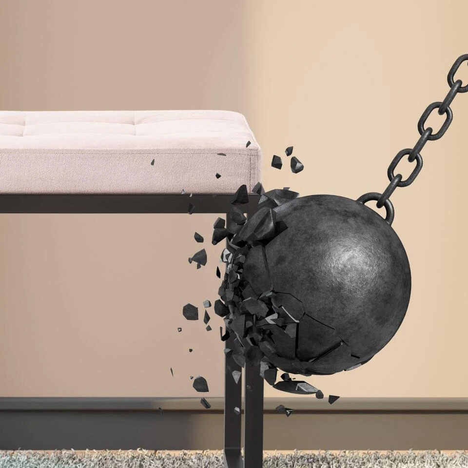 CLP 2-zits Bankje Barci 100 Cm - Licht Grijs 6 CLP 2-zits Bankje Barci 100 Cm - Licht Grijs - Afbeelding 4