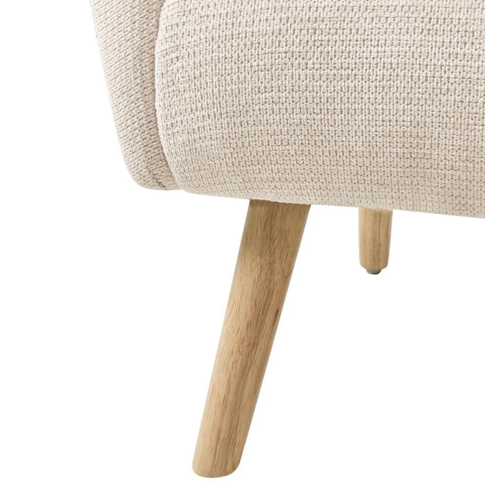 PLASSEN - Fauteuil - Lichtbeige - Stof 10 PLASSEN - Fauteuil - Lichtbeige - Stof - Afbeelding 8