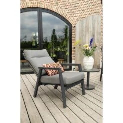 Azoren Loungestoelen Verstelbaar - Set Van 2 - Antraciet -LeenBakker Winkel 42ab302b33314de0bafbf9846655853d