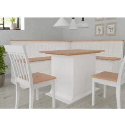 Sara - Eetkamerbank In Grenen Wit/gebeitste Was -LeenBakker Winkel 43419a21f29642c9855070f39191834d